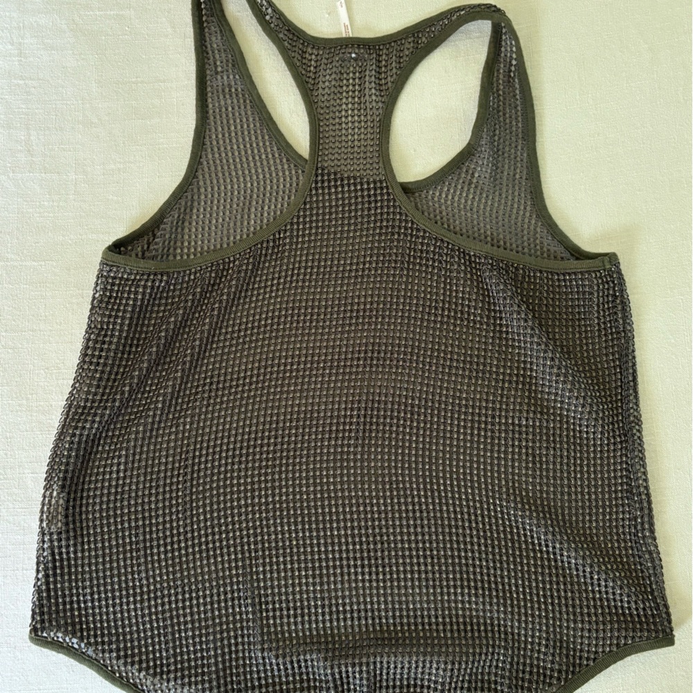 Free People Green Racerback Tank - Picture 4 of 6